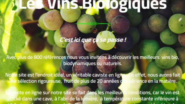 les vins biologiques